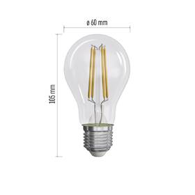 Žárovka LED EMOS Filament klasik, 5W, 1060lm, E27, teplá bílá (3 ks) 

 obrázek produktu 7 z 13