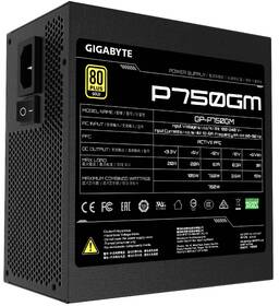 Zdroj GIGABYTE P750GM - 750W 80PLUS Gold černá barva
