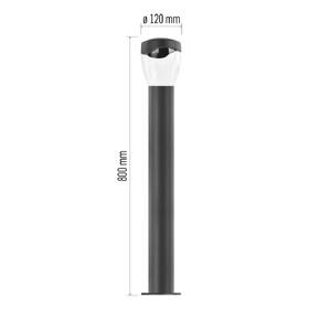 Venkovní svítidlo EMOS ZGA0C0P, E27, IP44, MAX 15W, 80 cm antracitové

 obrázek produktu 8 z 8
