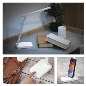 Stolní LED lampička EMOS AMY, 200 lm, stmívání, 5 W, studená/teplá/neutrální bílá bílá

 obrázek produktu 9 z 9