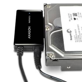 Adaptér Axagon USB3.0 - SATA 6G HDD FASTport3 vč. Napáječe černá barva
