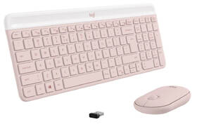 Klávesnice s myší Logitech MK470 Slim, US růžová

 obrázek produktu 2 z 5