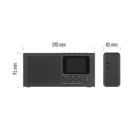 Radiopřijímač s DAB+ EMOS P600 černá barva
