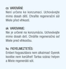 Sůl do myčky Miele 1,5 kg 

 obrázek produktu 1 z 4