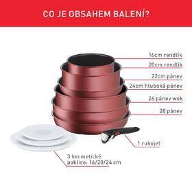 Sada nádobí Tefal L3989402, 10 ks 

 obrázek produktu 2 z 9