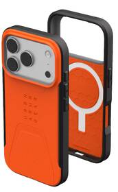 Kryt na mobil UAG Civilian MagSafe na Apple iPhone 17 Pro oranžový

 obrázek produktu 3 z 15