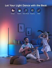 Stojací lampa Govee RGBW Floor Lamp Lite, Matter černá

 obrázek produktu 5 z 9