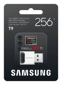 Paměťová karta Samsung T9 MicroSDXC 256GB UHS-I U3 (200R/130W) + USB Adaptér černá

 obrázek produktu 5 z 6