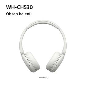 Sluchátka Sony WH-CH530 bílá

 obrázek produktu 14 z 14