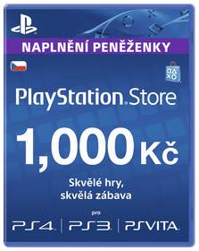 Předplacená karta Sony PSPGO, PS VITA, PS3, PS4, PSP v hodnotě 1000,- kč 

 obrázek produktu 1 z 1