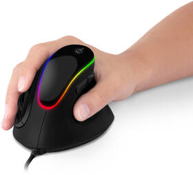 Myš Connect IT vertikální, ergonomická, herní černá

 obrázek produktu 6 z 13