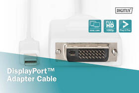 Kabel Digitus miniDisplayPort - DVI(24+1), 3m bílý

 obrázek produktu 2 z 2