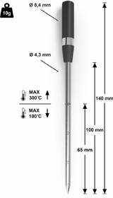 Bezdrátová teplotní sonda Bosch HEZ32WA00 stříbrná

 obrázek produktu 6 z 6