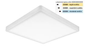 Stropní svítidlo Top Light Revit H30B CCT, 24W, 2400lm, teplá/neutrální/studená bílá bílé

 obrázek produktu 2 z 3