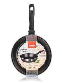 Pánev BANQUET METALLIC Black 24 cm černá barva
