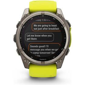 Chytré hodinky Garmin fēnix 8 - 51 mm, Solar Sapphire (EU distribuce) žluté/titanium

 obrázek produktu 5 z 11