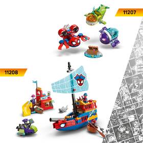 Stavebnice LEGO® Marvel Spidey a jeho úžasní přátelé 11206 Spidey na motorce vs. Rhino 

 obrázek produktu 6 z 9
