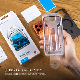 Tvrzené sklo FIXED Full-Cover s anti-dust aplikátorem na Xiaomi Redmi Note 15 Pro 5G (2 ks) 

 obrázek produktu 7 z 8
