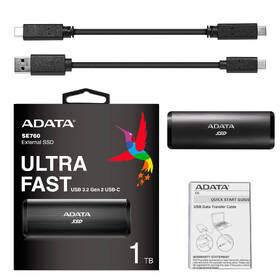 SSD externí ADATA SE760 1TB černý

 obrázek produktu 4 z 4