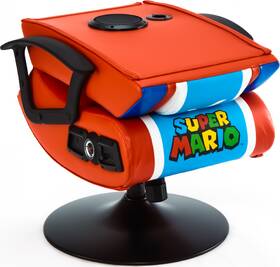 Herní židle Nintendo Mario - audio (se stojánkem) červená/modrá

 obrázek produktu 5 z 8