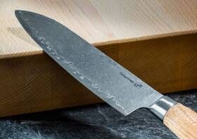 Nůž SANTOKU G21 Damascus 17 cm, rukojeť zebrawood 

 obrázek produktu 3 z 6