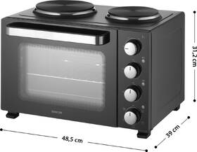 Mini trouba Sencor SEO 2800BK černá

 obrázek produktu 3 z 9