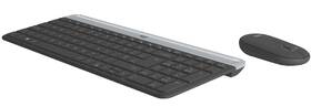 Klávesnice s myší Logitech MK470 Slim, CZ/SK šedá

 obrázek produktu 3 z 8