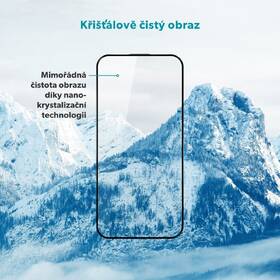 Tvrzené sklo Epico ImpactCeramic Glass 3D Ultra s aplikátorem na Apple iPhone 17 Pro 

 obrázek produktu 5 z 6