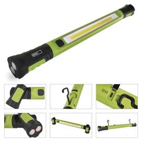 Svítilna EMOS COB LED NAB. PRAC. 1000LM, 2600 mAh černá/zelená

 obrázek produktu 2 z 10