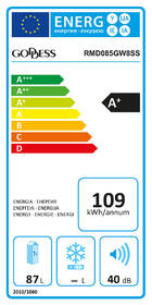 Chladnička Goddess RMD085GW8SS bílá

 obrázek produktu 1 z 4