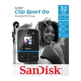 MP3 přehrávač SANDISK Clip Sport Go2 32GB černý/modrý

 obrázek produktu 6 z 6