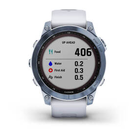 Chytré hodinky Garmin fenix 7 Sapphire Solar - Titan Blue/ White Silicone Band 

 obrázek produktu 5 z 10