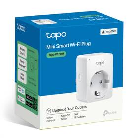 Chytrá zásuvka TP-Link Tapo P100M, Matter bílá

 obrázek produktu 8 z 8