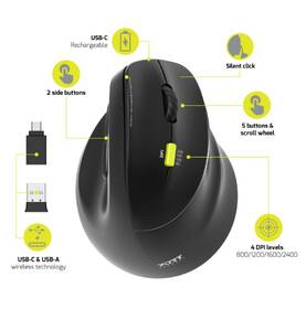 Myš PORT CONNECT Ergo Shape černá

 obrázek produktu 6 z 8
