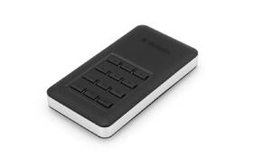 SSD externí Verbatim 256GB, s numerickou klávesnicí pro šifrování stříbrný/šedý

 obrázek produktu 1 z 6