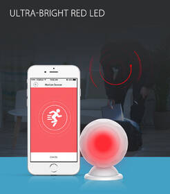 Detektor pohybu iQtech SmartLife MS03, Wi-Fi 

 obrázek produktu 6 z 6