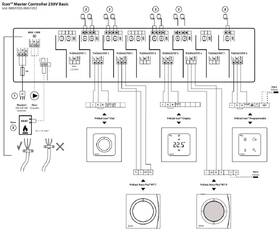 Řídicí jednotka Danfoss Icon řídící regulátor Základní (Basic) 088U1030, 230V, 8 výstupů 

 obrázek produktu 1 z 1