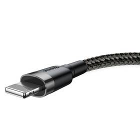 Kabel Baseus Cafule USB/Lightning, 1m černý/šedý

 obrázek produktu 2 z 10