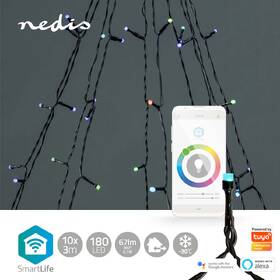 Vánoční osvětlení Nedis SmartLife LED, Wi-Fi, RGB, 180 LED, 10 x 2 m, Android / IOS 

 obrázek produktu 1 z 7