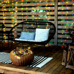 Vánoční osvětlení Solight řetěz, 200 LED, 20+5m, 8 funkcí, časovač, multicolor 

 obrázek produktu 3 z 3