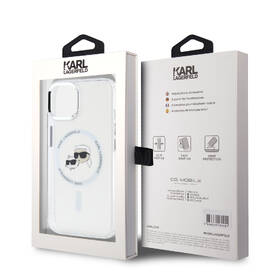Kryt na mobil Karl Lagerfeld K&CH Heads Metal Frame na Apple iPhone 14, MagSafe průhledný

 obrázek produktu 5 z 5