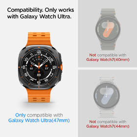 Tvrzené sklo Spigen tR EZ Fit na Samsung Galaxy Watch Ultra, (2 ks) 

 obrázek produktu 4 z 10