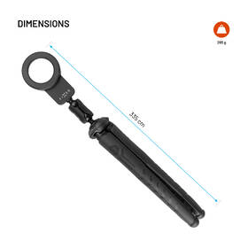 Držák na mobil FIXED Creator Flexible Tripod MagSafe, 1/4" závit černý

 obrázek produktu 8 z 9