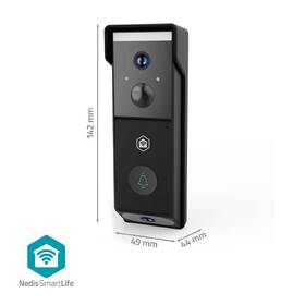 Videozvonek Nedis SmartLife WIFICDP31BK černý

 obrázek produktu 4 z 13