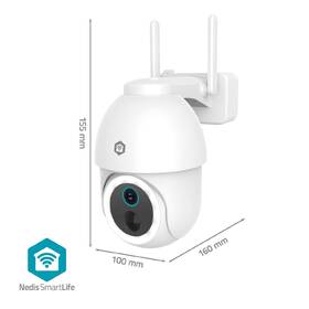 IP kamera Nedis SmartLife WIFICBO51WT, s refletorem bílá

 obrázek produktu 14 z 18
