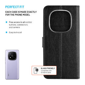Pouzdro na mobil flipové FIXED Opus na Xiaomi Redmi Note 15 Pro 4G černé

 obrázek produktu 2 z 7