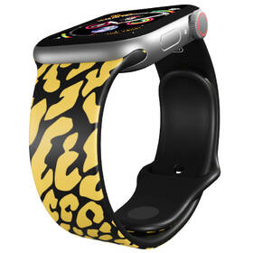 Řemínek Mi-Band na Apple Watch 42/44/45/49 mm - motiv Gepard zlata, černý 

 obrázek produktu 2 z 3