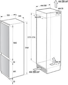 Chladnička s mrazničkou Gorenje RKI517D61 bílá

 obrázek produktu 7 z 8
