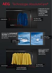 Sušička prádla AEG T8DEE48SC bílá barva
