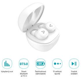 Sluchátka LAMAX Dots2 Wireless Charging bílá

 obrázek produktu 2 z 7